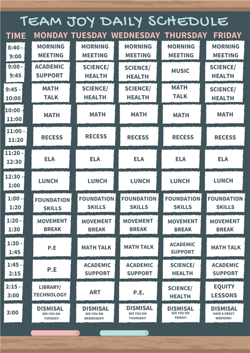 2022-23 Schedule